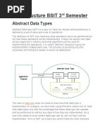 Data Structure BSIT 3rd Semester