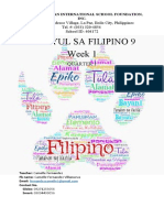 Filipino 9 Week 1 Module