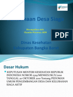 Materi Dinas Pembinaan Desa Siaga 2020