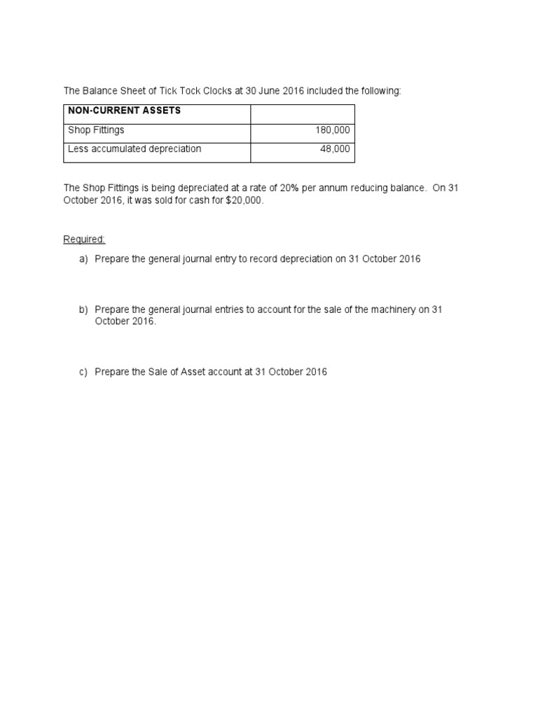Non-Current Assets | PDF | Business | Finance & Money Management