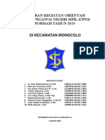 Contoh Laporan Magang Kegiatan Orientasi Cpns Kota Surabaya