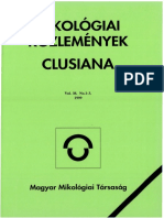 Mikologiai Kozlemenyek Clusiana: Magyar Mikológiái Társaság