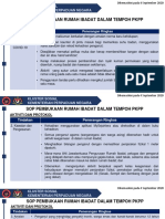 SOP RUMAH IBADAT BUKAN ISLAM - Dikemaskini Pada 4 September 2020