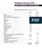 Penyata Kewangan Milikan Tunggal SPM