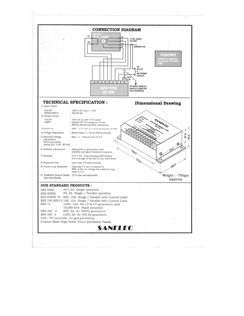 Technical Spec-Avr | PDF