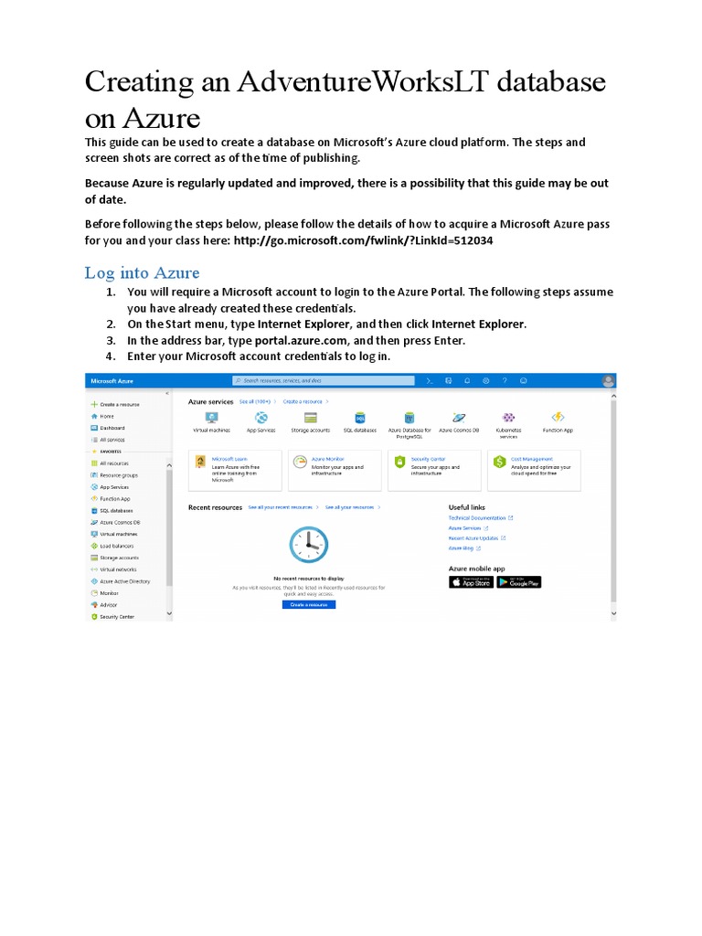 Microsoft Adventureworks Database