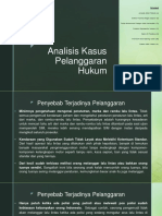 Analisis Kasus Pelanggaran Hukum