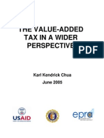 The Value Added Tax in A Wider Perspective