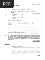 Maf 603 Suggested Solutions Solution 1