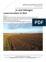 Total Carbon and Nitrogen Determination in Soil: Application Note