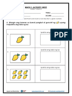 Grade 1 Math Activity Sheets Q1 Week 2