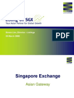 Simon Lim, Director - Listings 26 March 2008: Singapore Exchange