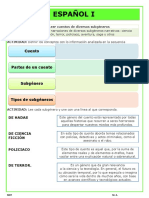 1° Cuadernillo de Reforzamiento Español I