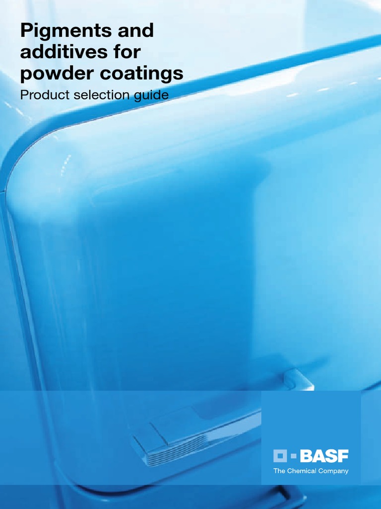 Pigments and Additives For Powder Coatings: Product Selection Guide ...