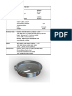 Technical File P32-805 Reference Dimensions 600 MM 80 MM 2 MM 142 MM 663 MM