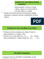 Format and Notation For Describing Turing Machines