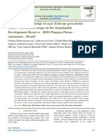 Traditional Knowledge of açaí (Euterpe precatoria Mart. - Arecaceae) usage in the Sustainable Development Reserve - RDS Piagaçu Purus – Amazonas - Brazil