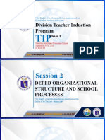 Division Teacher Induction Program: Phase 1