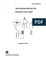 Flight and Ground Instructor Knowledge Test Guide: FAA-G-8082-7D