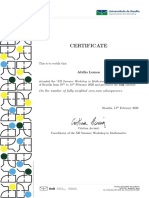 Certificate: Abílio Lemos