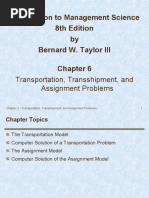 Introduction To Management Science 8th Edition by Bernard W. Taylor III