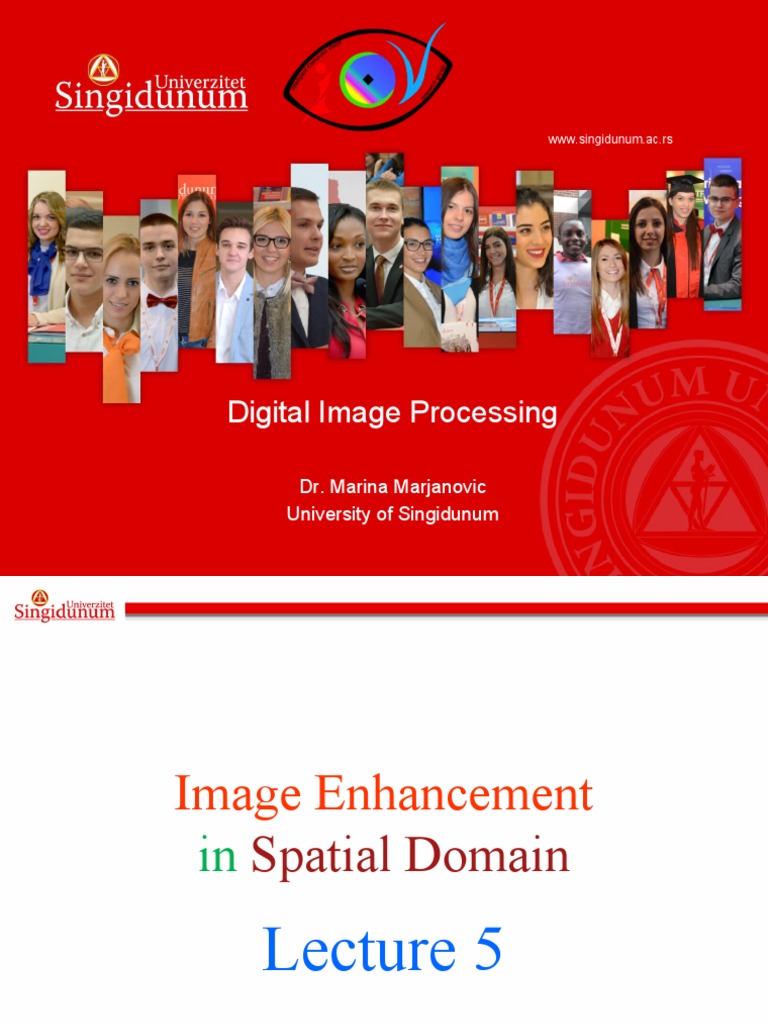Digital Image Processing Lecture | PDF | Multidimensional Signal ...