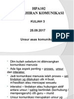 3 - Nota Kuliah 3 Unsur Asas Komunikasi