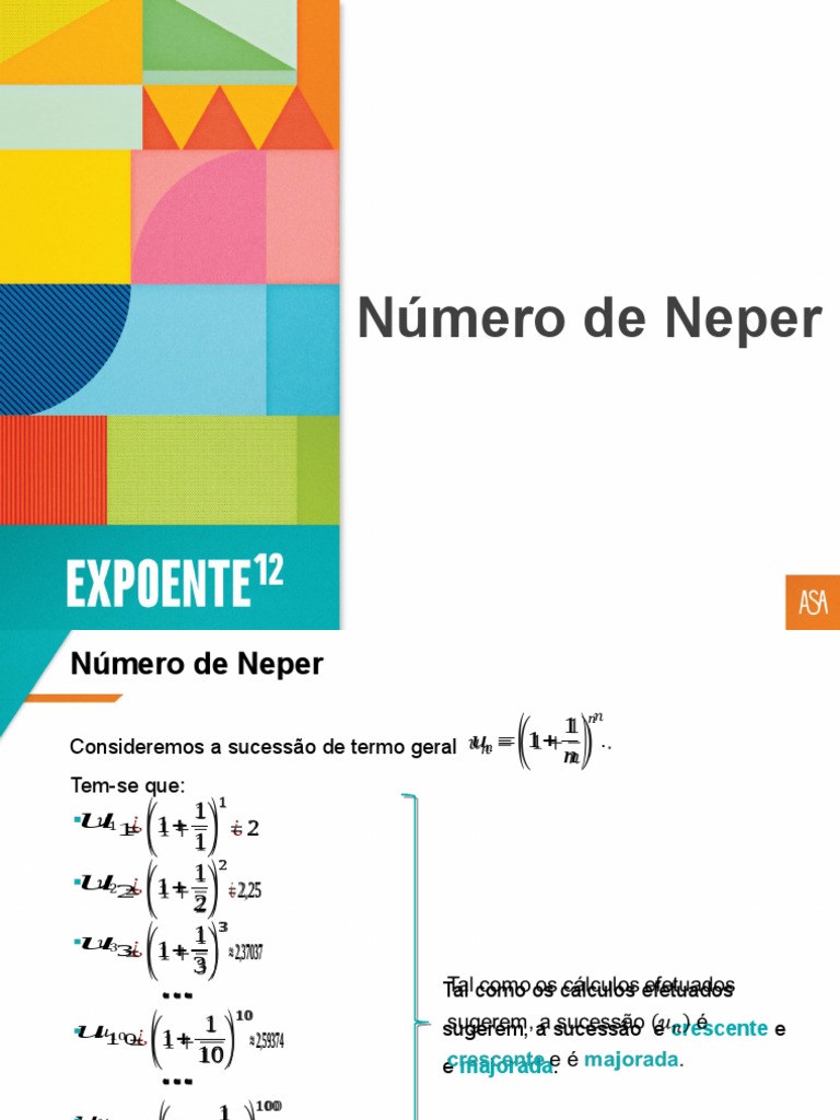 Limites e Propriedades do Número de Neper | PDF | Sequência | Juros