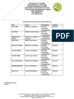 Cronograma de Matriculas 2021 - Organizado