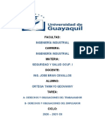 Derechos y Obligaciones Del Empleador y Trabajador