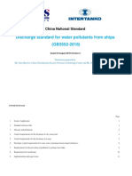 Discharge Standard For Water Pollutants From Ships (GB3552-2018)