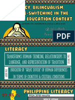 Literacy, Bilingualism & Code-Switching in Philippine Education Context - Anthony Gabumpa (Anthro 270)