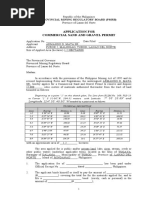 Application For Csag Permit Ecc 2019