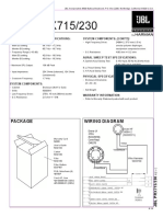 JBL PRX715/230: Technical Manual
