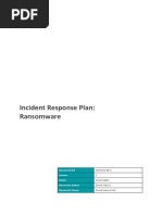 Incident Response Plan