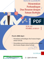 Perbandingan Dua Besaran