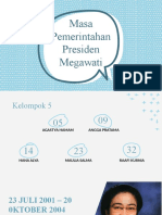 Masa Pemerintahan Presiden Megawati