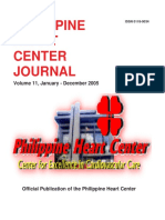 Philippine Heart Center Journal: Volume 11, January - December 2005
