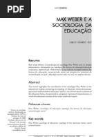 Weber e a Educação