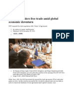 GCC Reconsiders Free Trade Amid Global Economic Downturn
