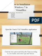 How To Installation Windows 7 in VirtualBox
