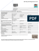 MAT May-2019 Registration Form: Personal Particulars