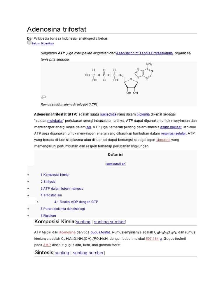 Adenosina Trifosfat | PDF