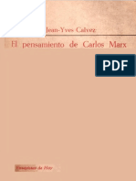 52 Calvez Jean Yves - El Pensamiento de Carlos Marx