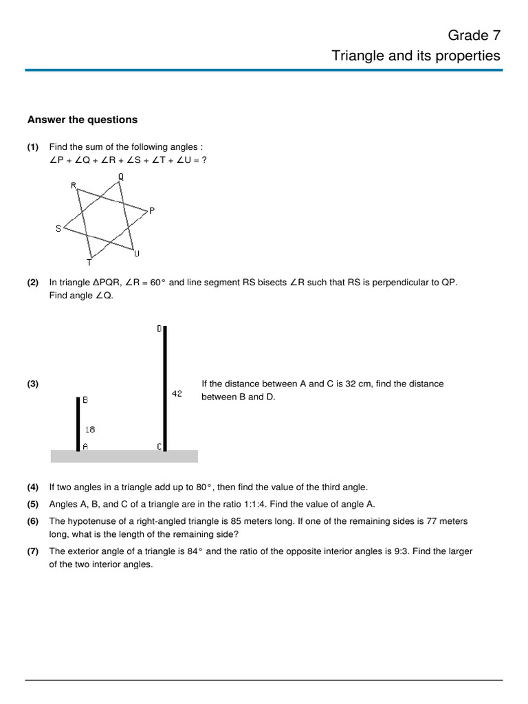 Grade 7 Triangle and Its Properties | PDF | Teaching Methods ...