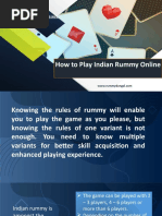Rummy Game Rules Explained | PDF | Rummy | Tabletop Games