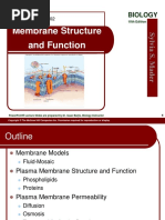 Membrane Structure and Function: Biology