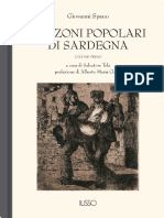 Canzoni Popolari Di Sardegna. Volume Primo by Spano G.