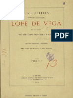 Estudios Sobre El Teatro de Lope de Vega