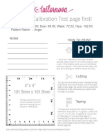 Print This Calibration Test Page First!: 4"x 4" 101.5mm X 101.5mm
